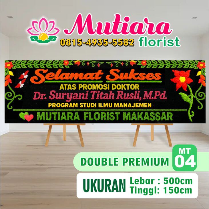 Papan Bunga Double Premium